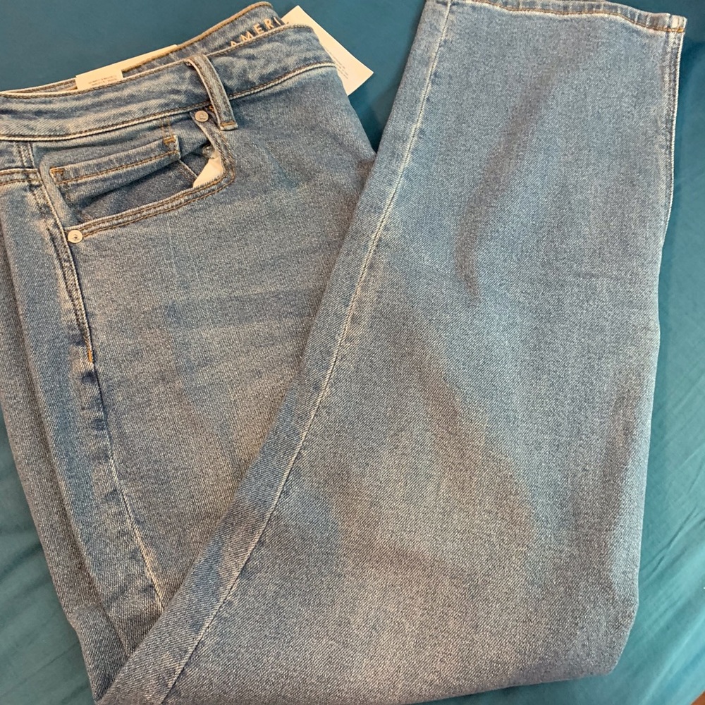2 Pr. American Eagle Stretch Mom Jeans Size 20  WT